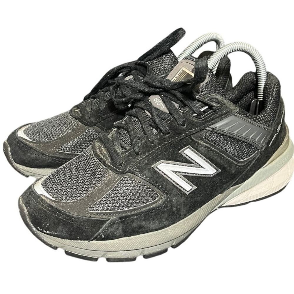 New Balance 990v5 -‎ W990BK5 Black/Silver Women’s Size 8.5 Made in USA Sneaker